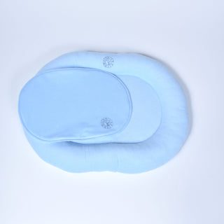 ベッドと専用マット　スカイブルー