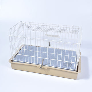 ライトキャリーマット　フリース　ケージ入れてみた