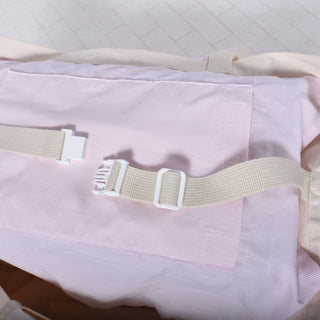 キャリー用ビッグトートバッグ（コットンストライプ）