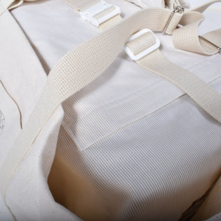 キャリー用ビッグトートバッグ（コットンストライプ）