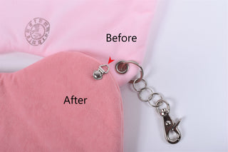 チンチラハンモックの金具変更