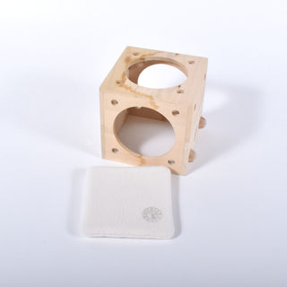 Vdrop（低反発）＋フリース　マット　キューブハウス　 RF18053