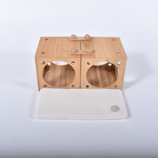 Vdrop（低反発）＋フリース　マット　キューブハウス2連結　 RF18059