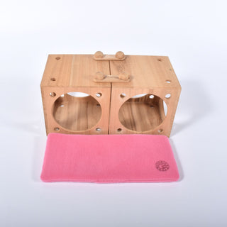 Vdrop（低反発）＋フリース　マット　キューブハウス2連結　 RF18060