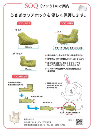 SOQ（ソアホック靴下）の説明