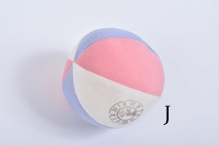 チンチラのボール　ミルキーホワイト×チェリーピンク×ライラックパープル